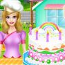 Chef Felicias Rainbow Cake
