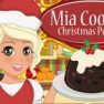 Mia Cooking Christmas Pudding