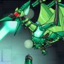 Dino Robot Ptera Green