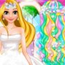 Rapunzel Wedding Hair Design