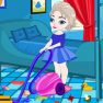 Baby Elsa Cleaning Accident