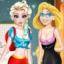 Elsa and Rapunzel Highschool Outfit