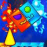 Fire and Water Geometry Dash