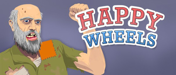 Jogando Happy Wheels Demo no Click Jogos 