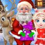 Save Injured Santa And Christmas Elk