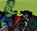 Motociclista Hulk