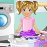 Baby Emma Laundry Time