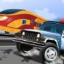 Police Train Chase