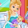Frozen Elsa Gives Birth