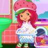 Strawberry Shortcake Washing Clothes