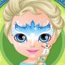 Baby Barbie Frozen Face Painting