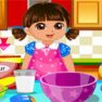 Dora make Cake Love