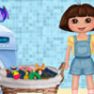 Dora Washes Clothes