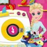 Elsa drying clothes