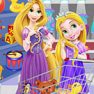 Baby Rapunzel and Mom Shopping