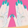 Newspaper Print Nails Girls Manicure