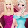 Super Models Elsa And Barbie