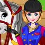 Girl And Horse Dressup