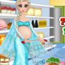 Pregnant Elsa Food Shopping